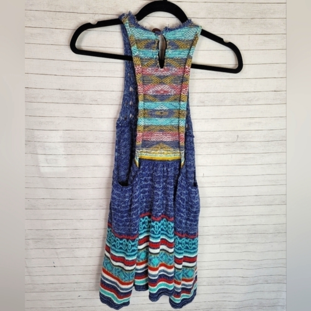 FREE PEOPLE RARE HEARTS SLEEVELESS TUNIC, SZ LARGE - Picture 8 of 14